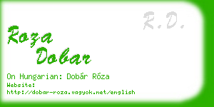roza dobar business card